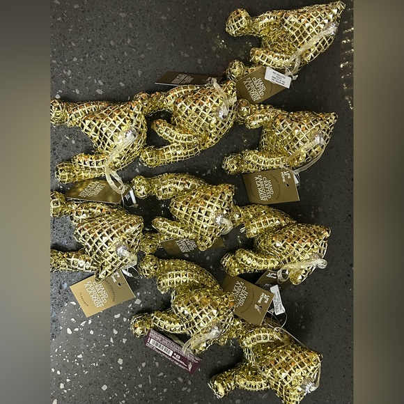 **NWT** Stunning Golden Teddy Bear Ornaments - Picture 6 of 7